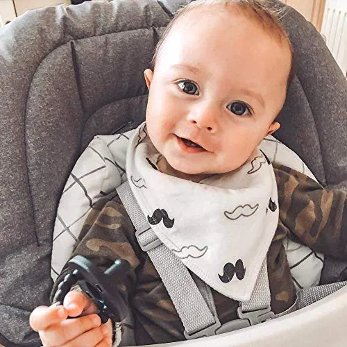 10-Pack Baby Bandana Bibs Upsimples Baby Boys Bibs for Drooling and Teething, Super Absorbent Bibs Baby Shower Gift - Dawn Set