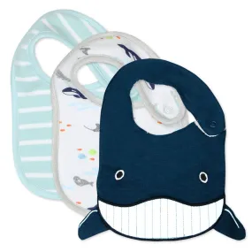 3-Pack Sea Life Bib