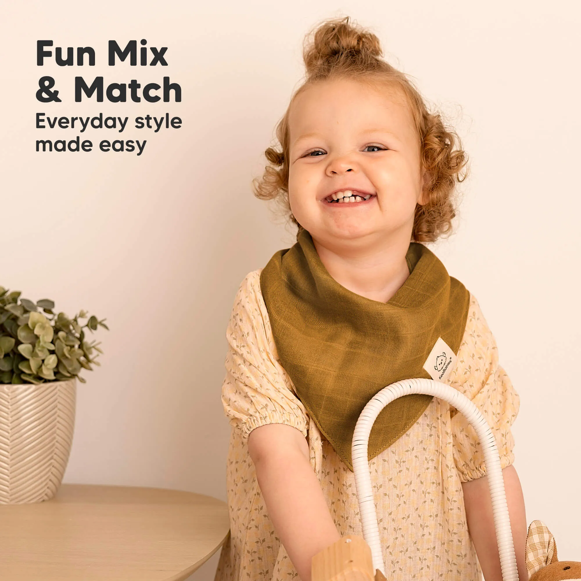 8-Pack Lumi Muslin Bandana Bibs (Eclipse)