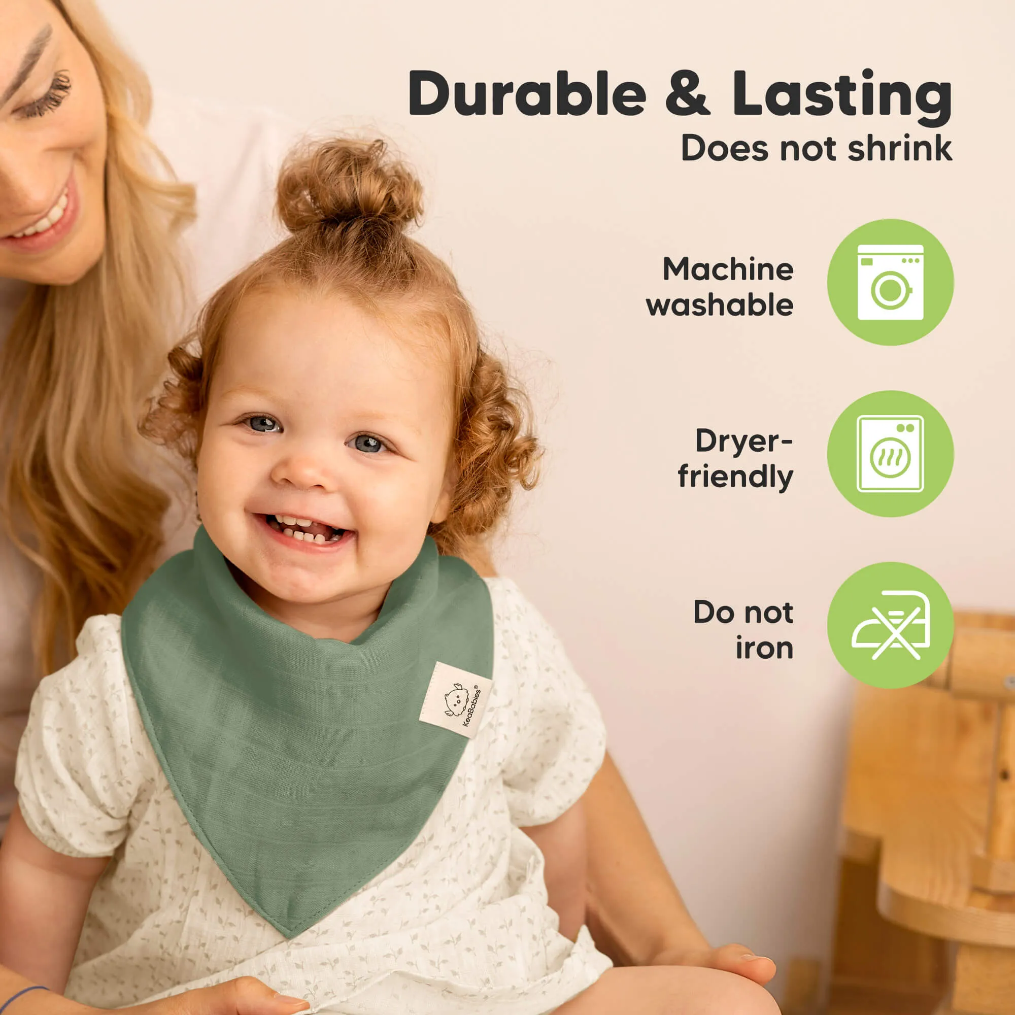 8-Pack Lumi Muslin Bandana Bibs (Eclipse)