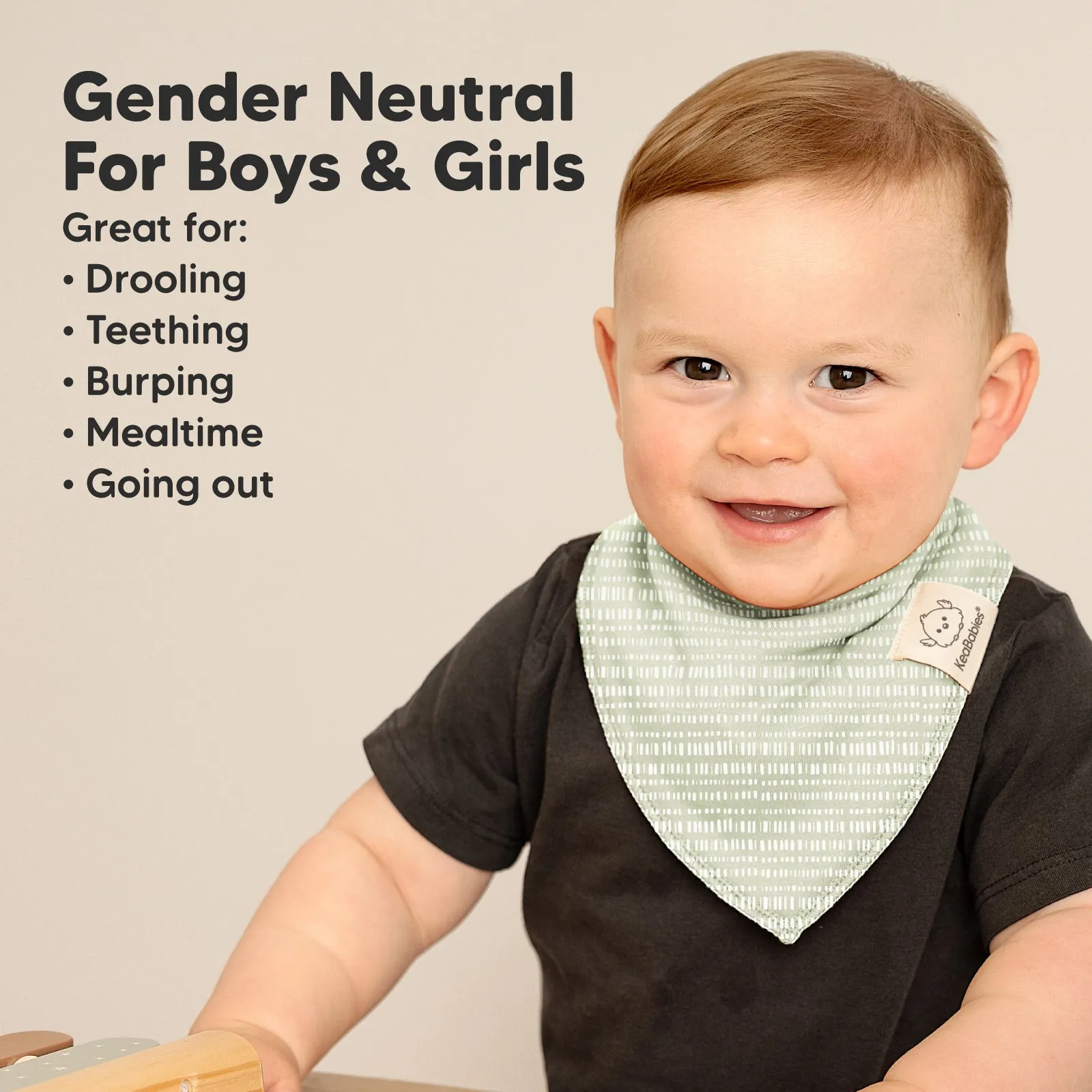 8-Pack Organic Bandana Bibs (Fleur)