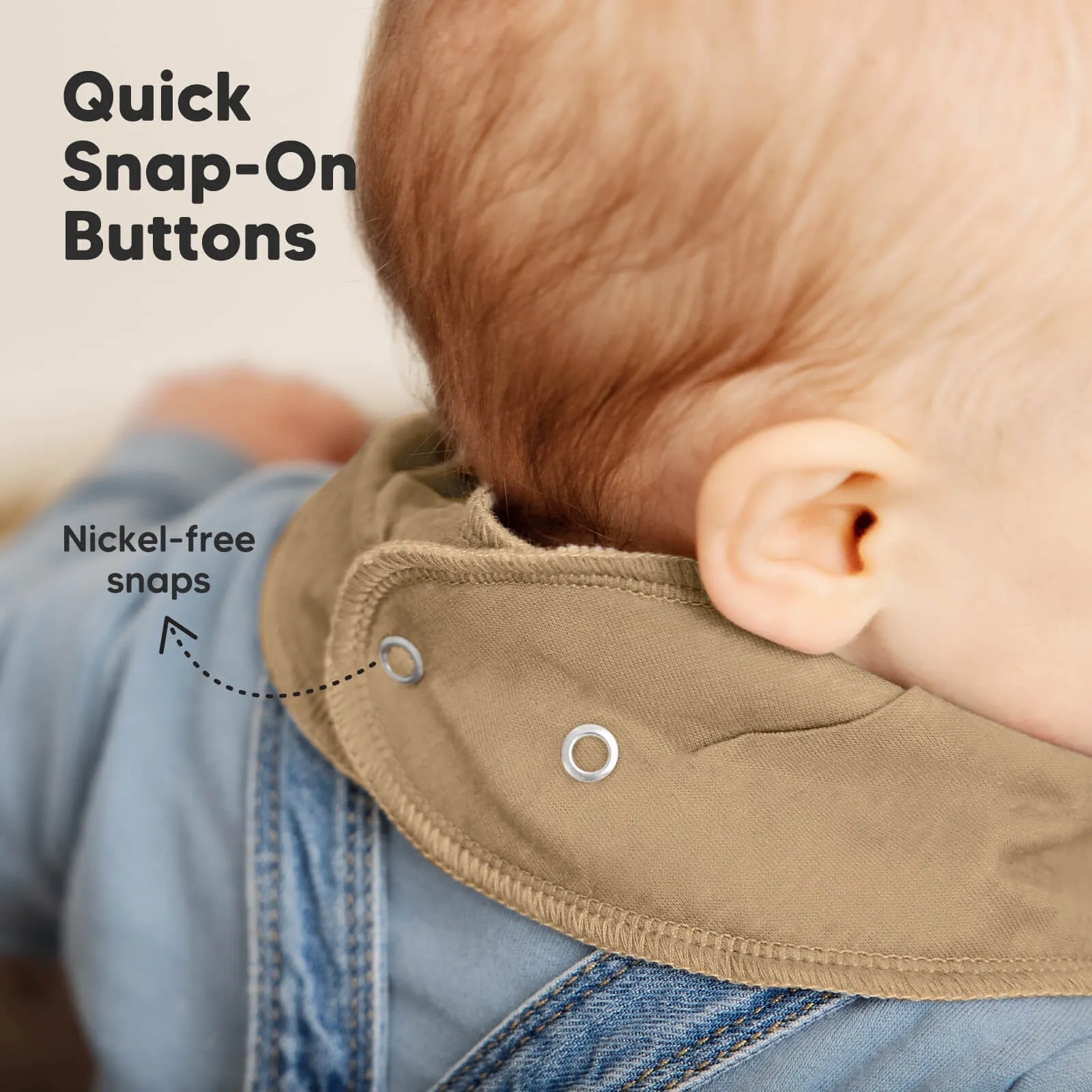 8-Pack Organic Bandana Bibs (Terracotta)
