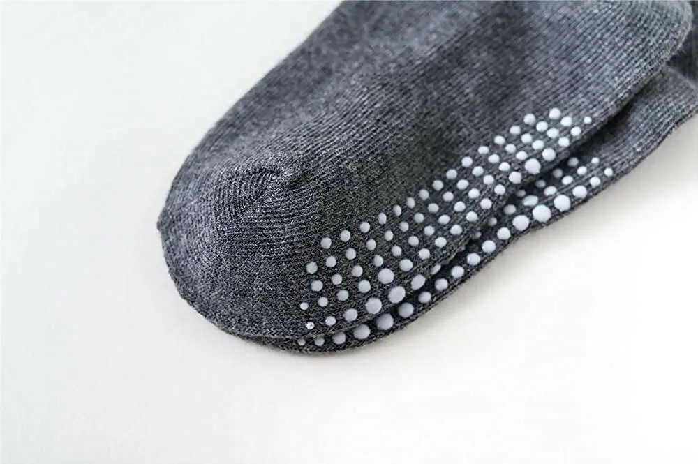 AHC Baby Socks Anti Slip Anti Skid Boys Girls Ankle Length Soft Cotton Socks with Grip