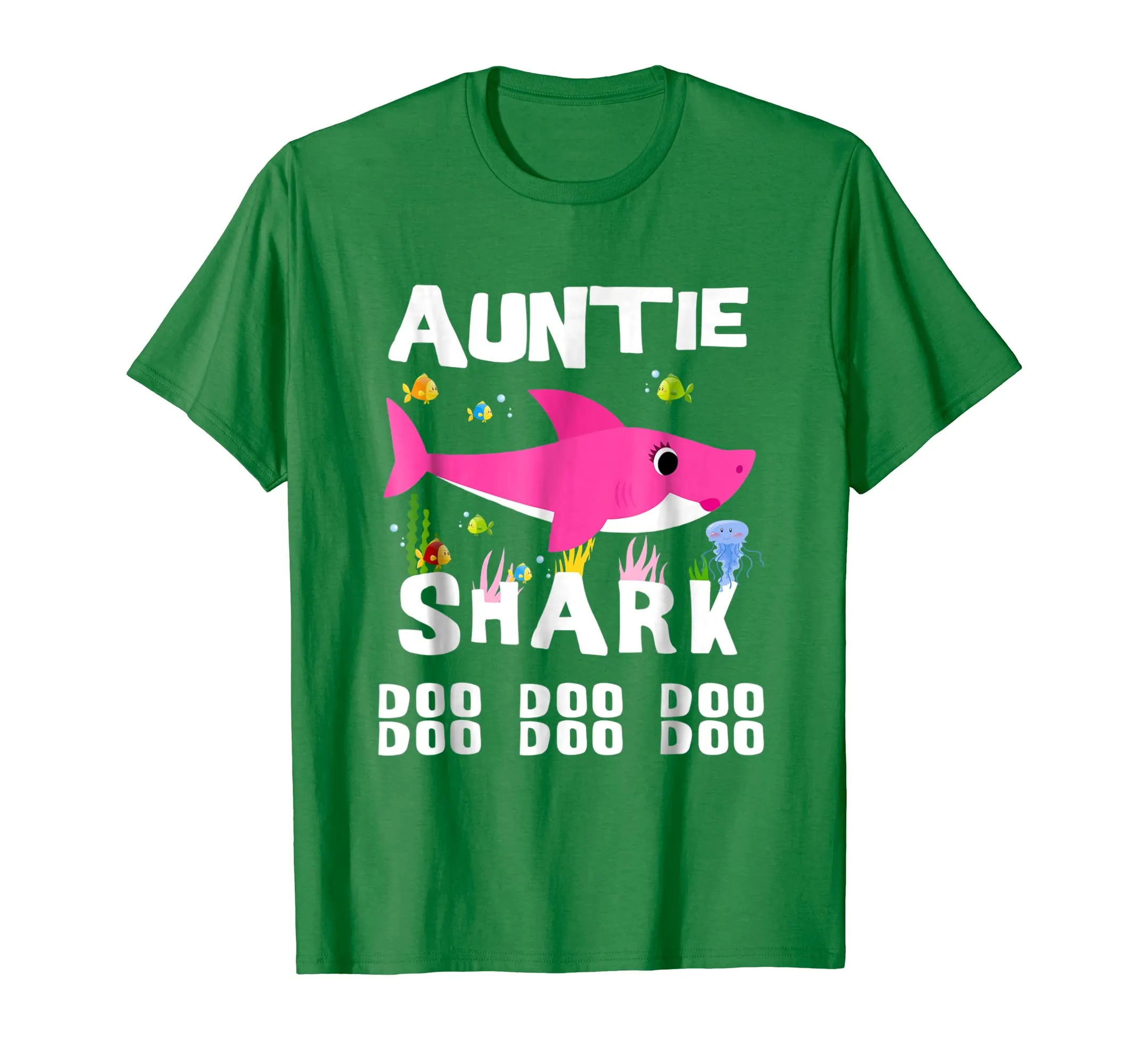 Auntie Shark T Shirt Mother Grandma Mother's Day Christmas