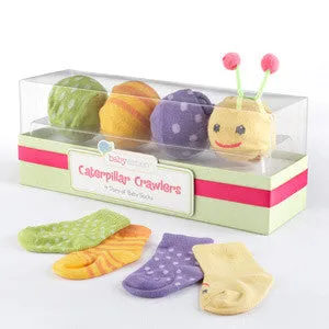 Baby Aspen Caterpillar Crawlers Baby Socks Gift Set