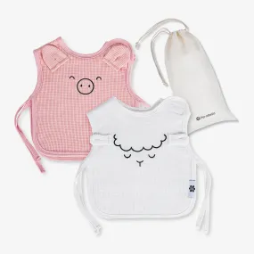 Baby Bibs for Girls & Boys - Pink