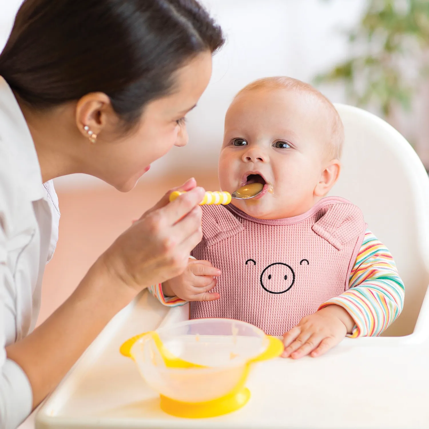 Baby Bibs for Girls & Boys - Pink