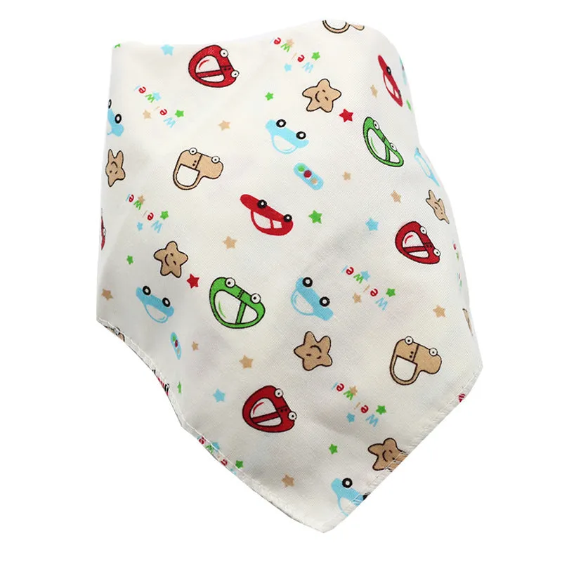 Baby Bibs Waterproof Triangle Cotton Child Bandana Newborn Kids Cloth
