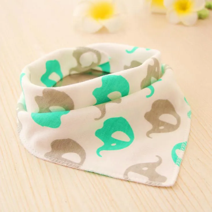 Baby Bibs Waterproof Triangle Cotton Child Bandana Newborn Kids Cloth