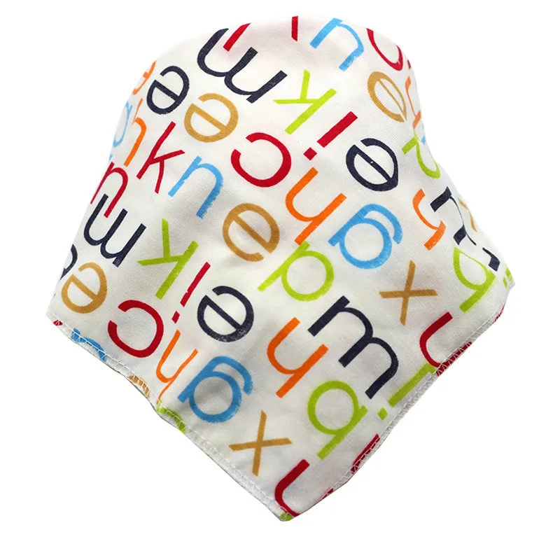 Baby Bibs Waterproof Triangle Cotton Child Bandana Newborn Kids Cloth