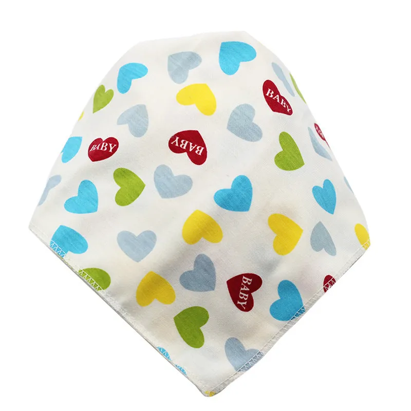 Baby Bibs Waterproof Triangle Cotton Child Bandana Newborn Kids Cloth