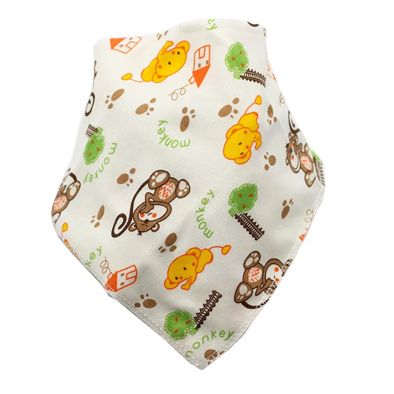 Baby Bibs Waterproof Triangle Cotton Child Bandana Newborn Kids Cloth