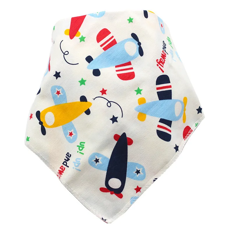 Baby Bibs Waterproof Triangle Cotton Child Bandana Newborn Kids Cloth