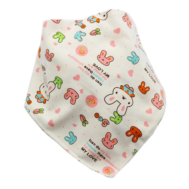 Baby Bibs Waterproof Triangle Cotton Child Bandana Newborn Kids Cloth