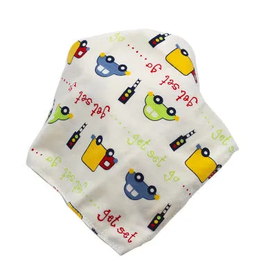 Baby Bibs Waterproof Triangle Cotton Child Bandana Newborn Kids Cloth