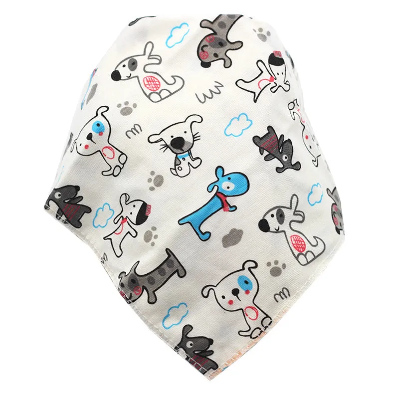 Baby Bibs Waterproof Triangle Cotton Child Bandana Newborn Kids Cloth