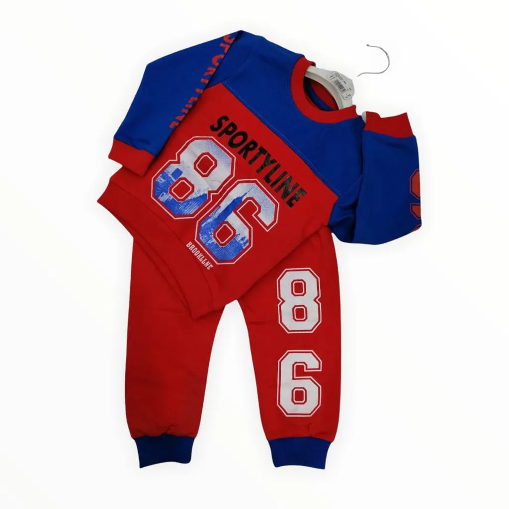 Baby Boy Track Suit Full Sleeves Dress For Winter SPORTYLINE 86
