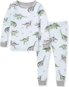 Baby Boys Pajamas, 2-Piece Long Sleeve Tee and Long Pant Cotton PJ Set, Sizes for 12 Months to 12 Years