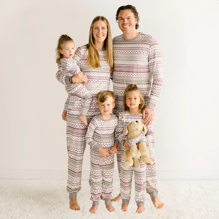 Baby Onesie - Sugar Plum Fair Isle