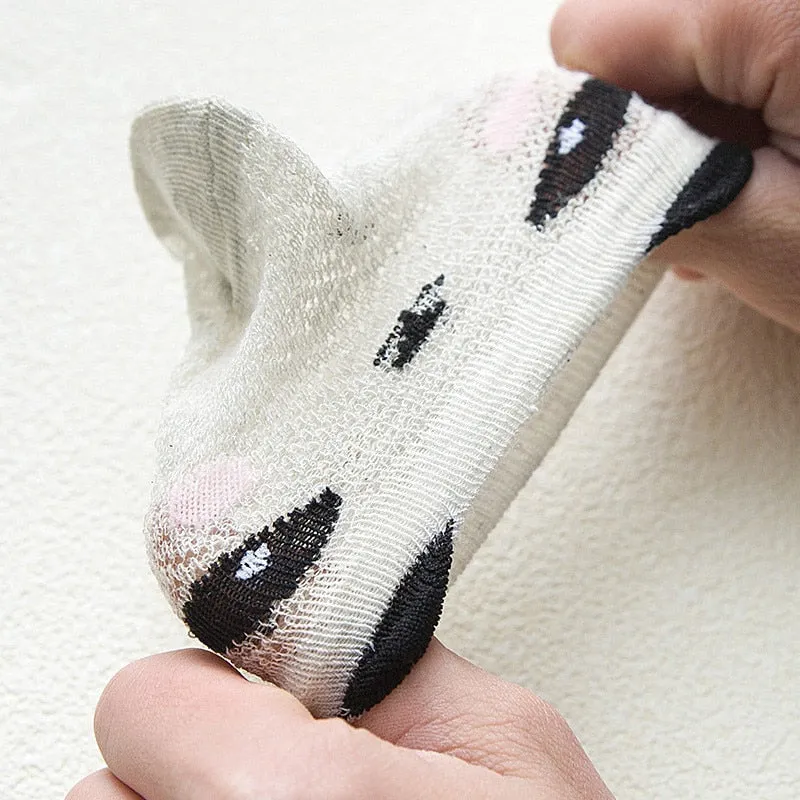 Baby Socks Newborn 5Pairs/lot Summer Mesh Thin Baby Socks for Girls Cotton Infant Casual Boy Girls Toddler Socks Cartoon