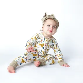 Bamboo Baby Footie Pajamas - Jungle Friends