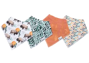 Bandana Bib Set, Bison