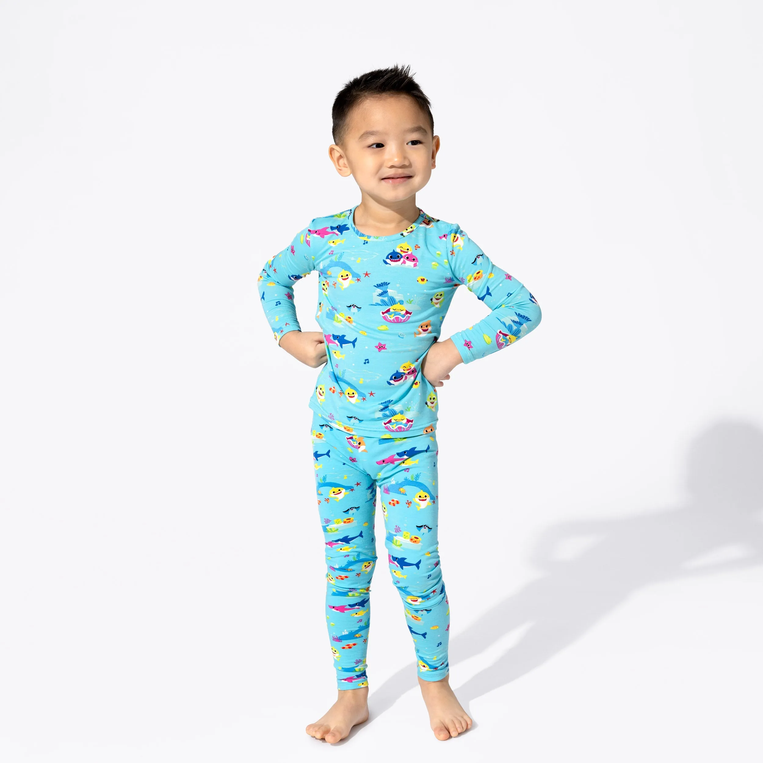 Bellabu Bear 2 piece PJ Set - Baby Shark
