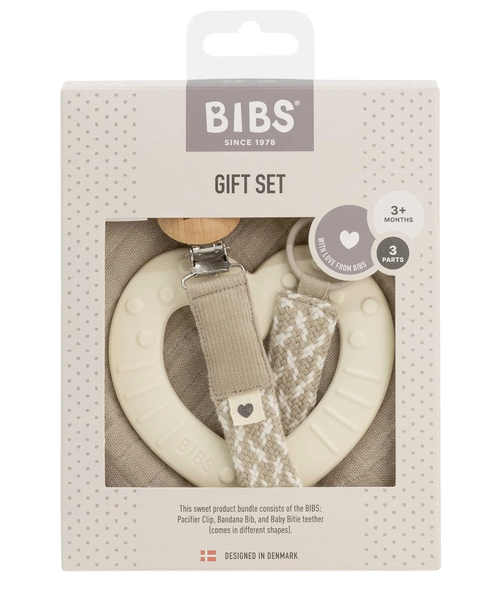 BIBS My First 6 Months Teething Gift Set - Ivory