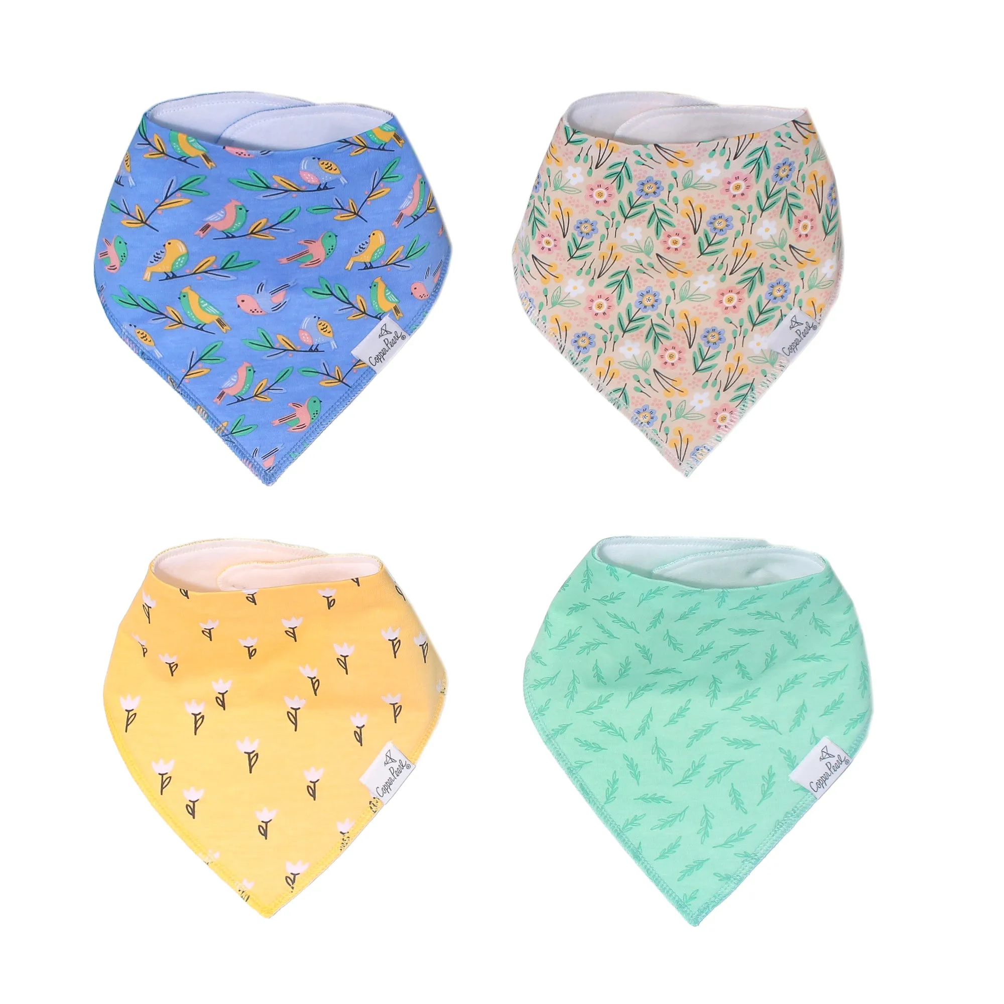 Birdie - Bandana Bib Set 4pk