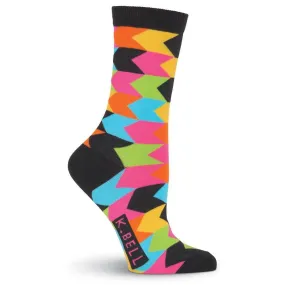 Bright Chevron Stripes Socks (Women's)
