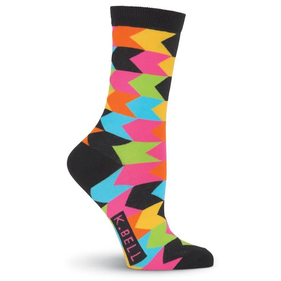 Bright Chevron Stripes Socks (Women's)