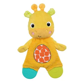 Bright Starts Snuggle & Teethe Plush Teether Toy - Giraffe, Ages Newborn  