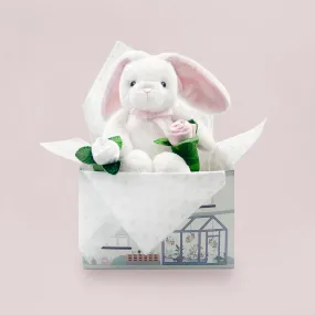 Bunny and Buds New Baby Gift Set, Pink