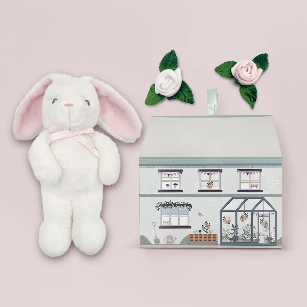 Bunny and Buds New Baby Gift Set, Pink