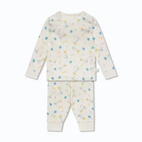 Bunny Print Pajama Set