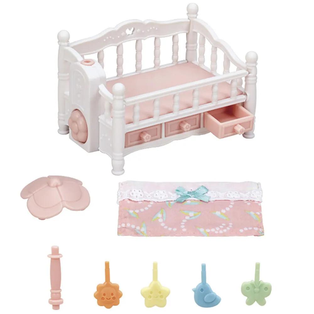 Calico Critters - Crib With Mobile