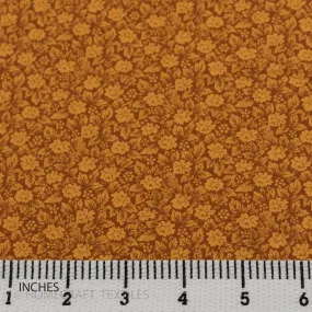 Caramel Mini Floral Cotton Print