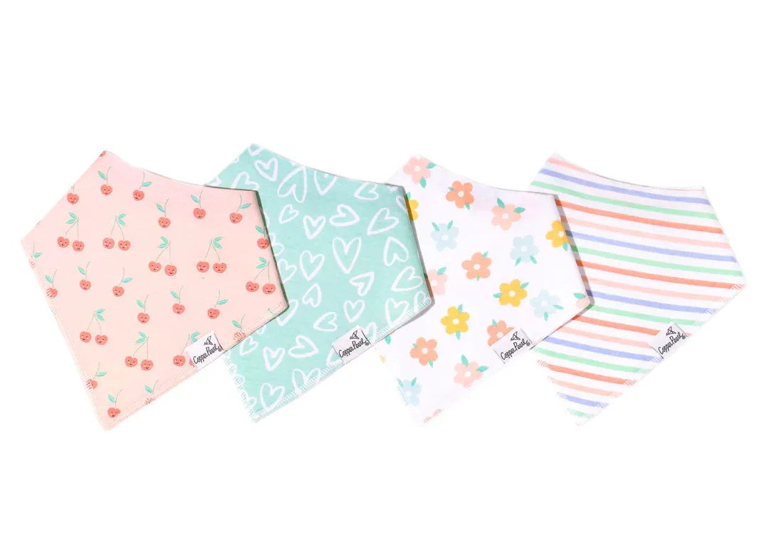 Cheery Bandana Bib Set