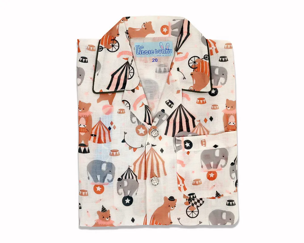 Circus Joy Kids Cotton Night suit