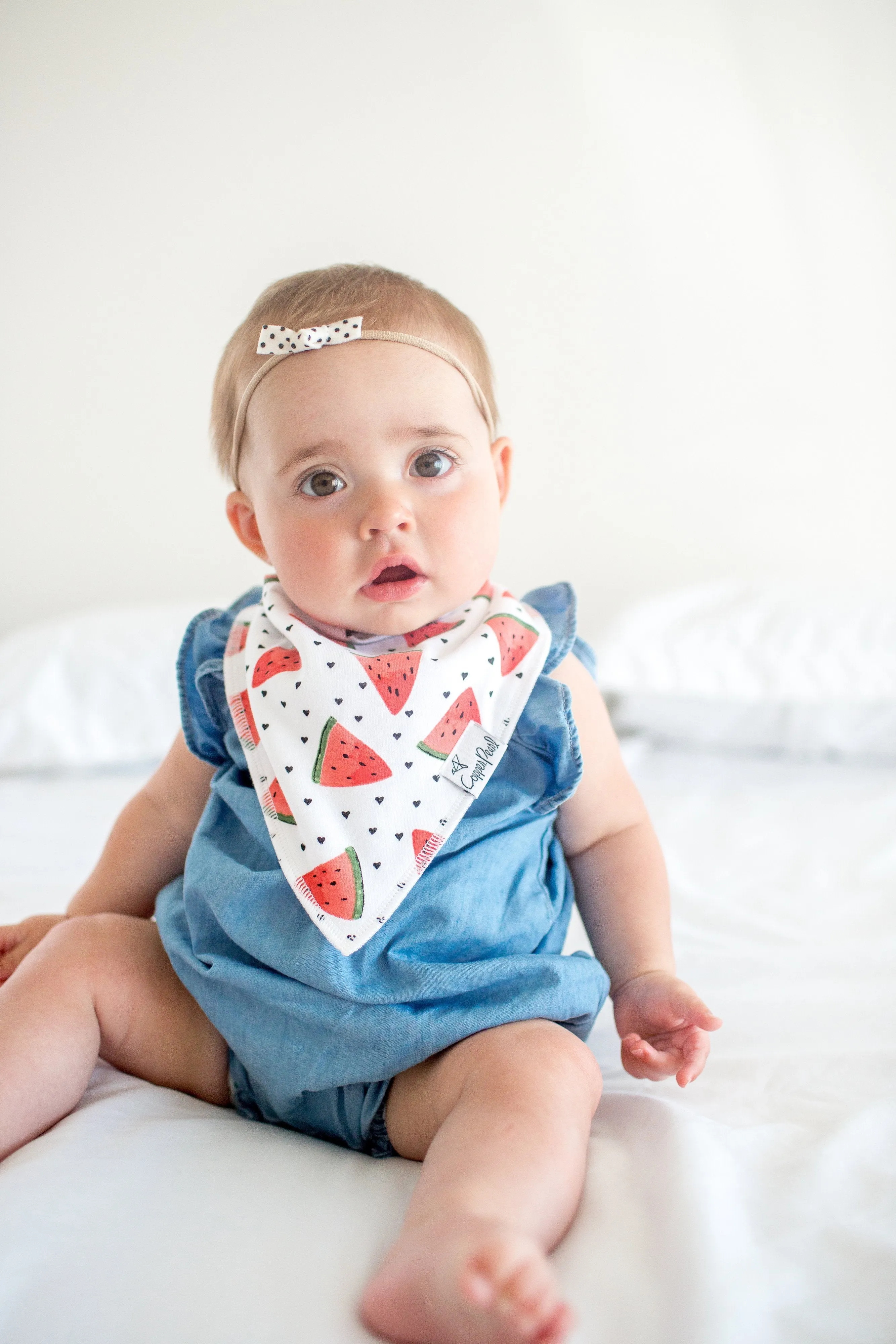 Copper Pearl Baby Bandana Bibs - Georgia