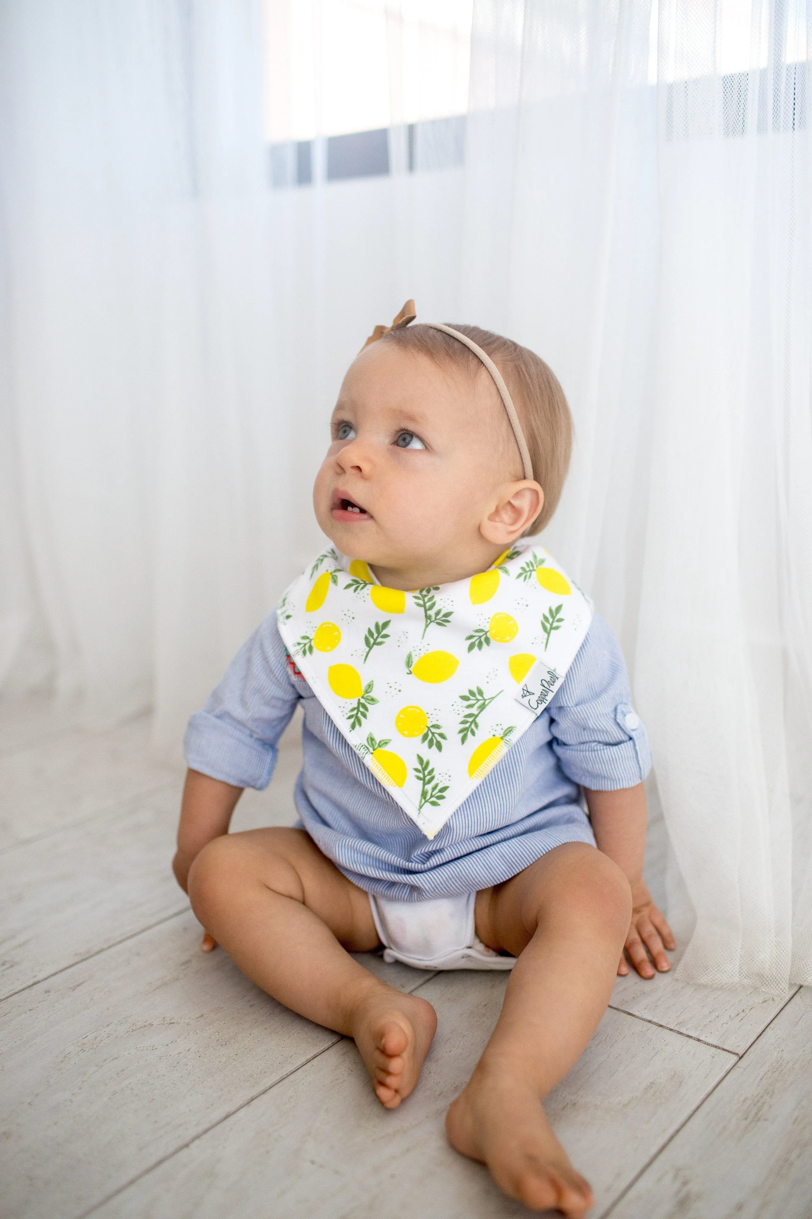 Copper Pearl Baby Bandana Bibs - Georgia