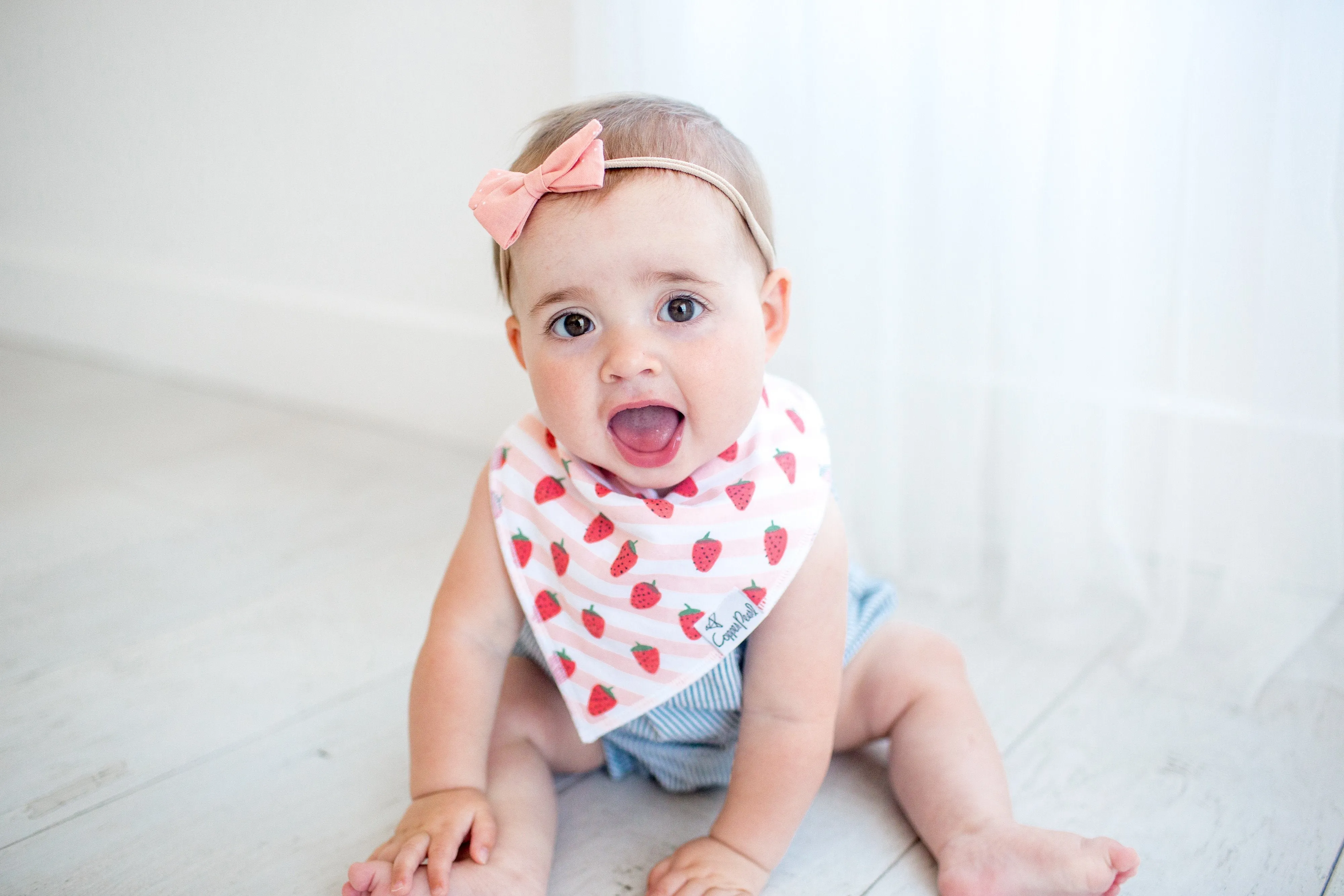 Copper Pearl Baby Bandana Bibs - Georgia