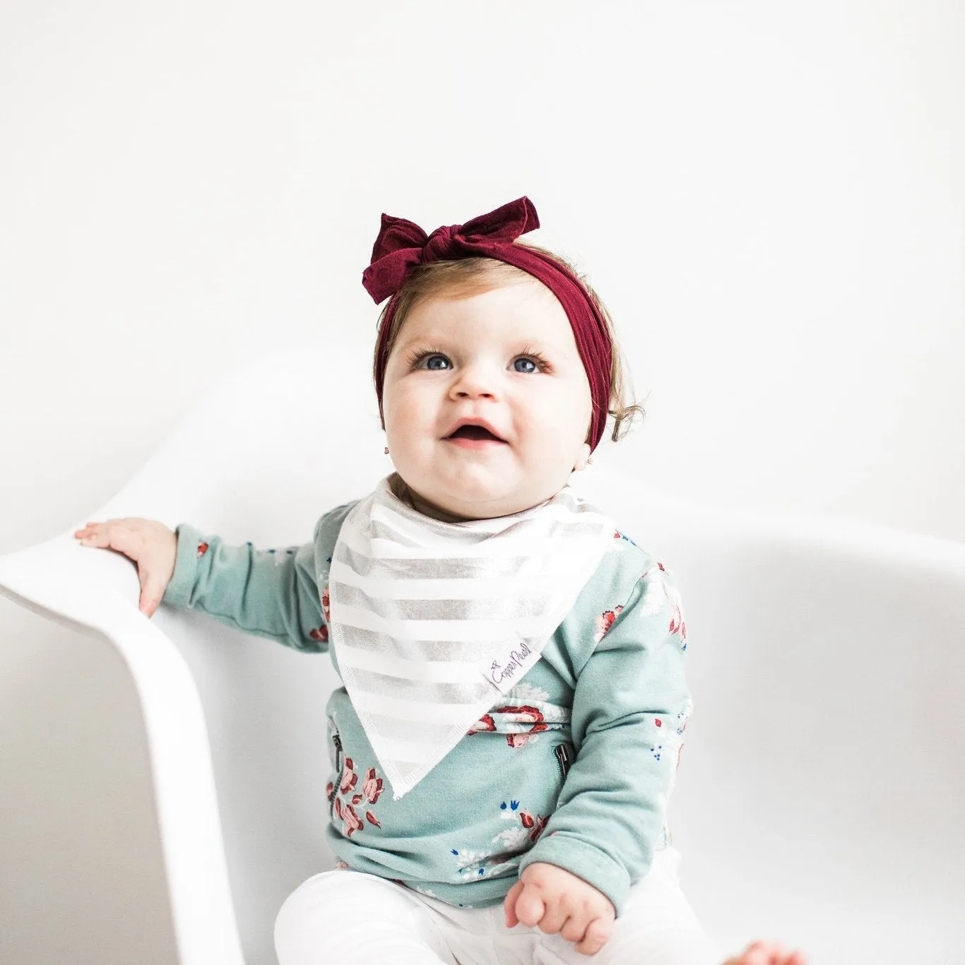 Copper Pearl Baby Bandana Bibs | Jewel
