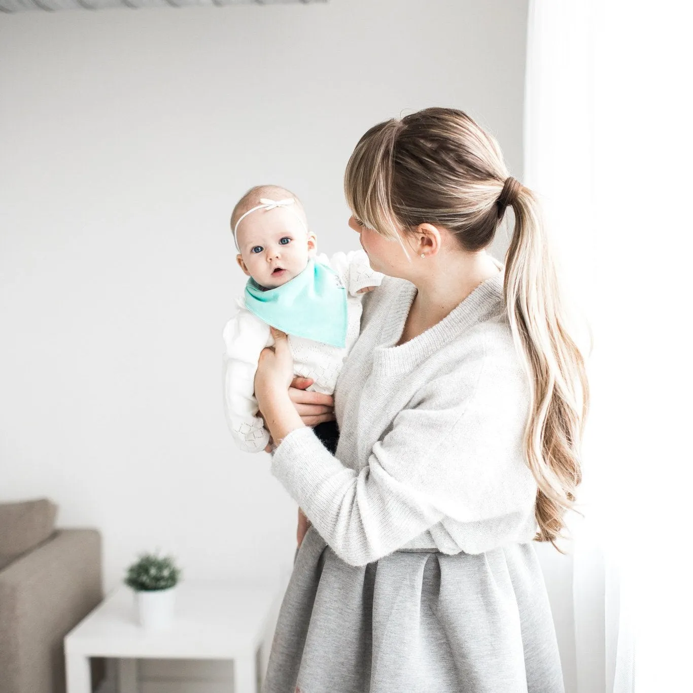 Copper Pearl Baby Bandana Bibs | Jewel