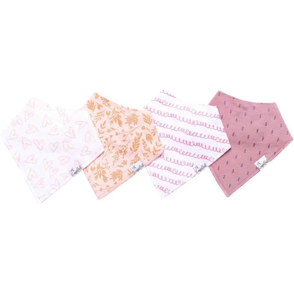 Copper Pearl Baby Bandana Bibs | Lola