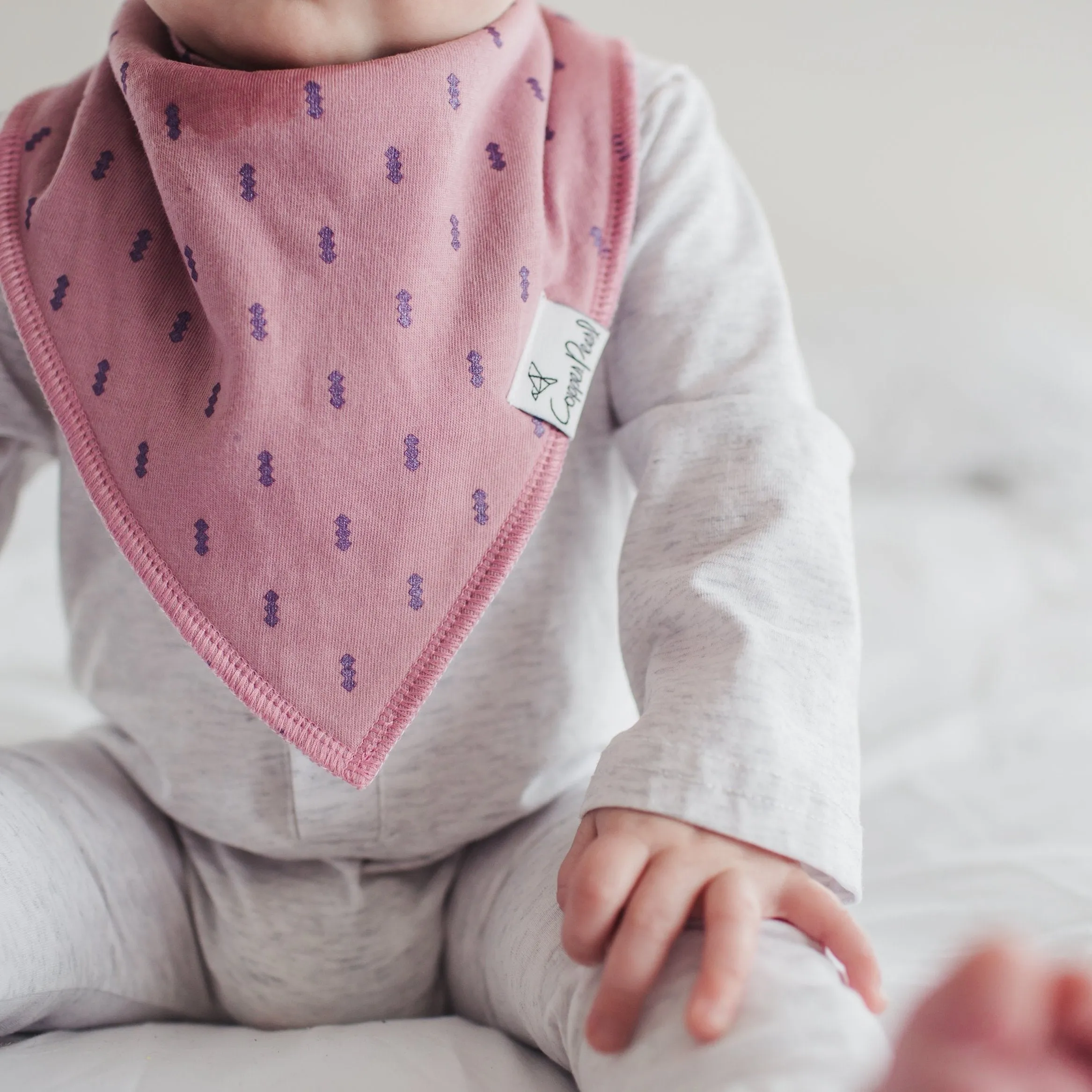 Copper Pearl Baby Bandana Bibs | Lola