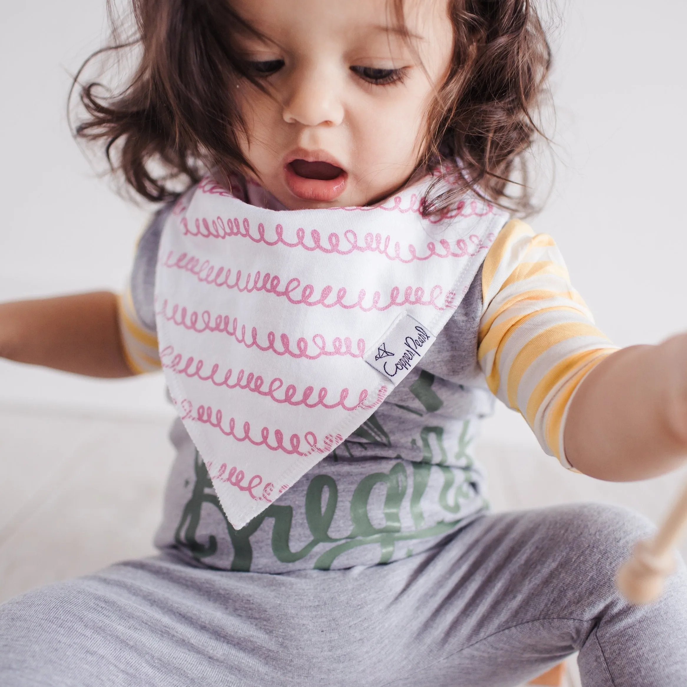 Copper Pearl Baby Bandana Bibs | Lola