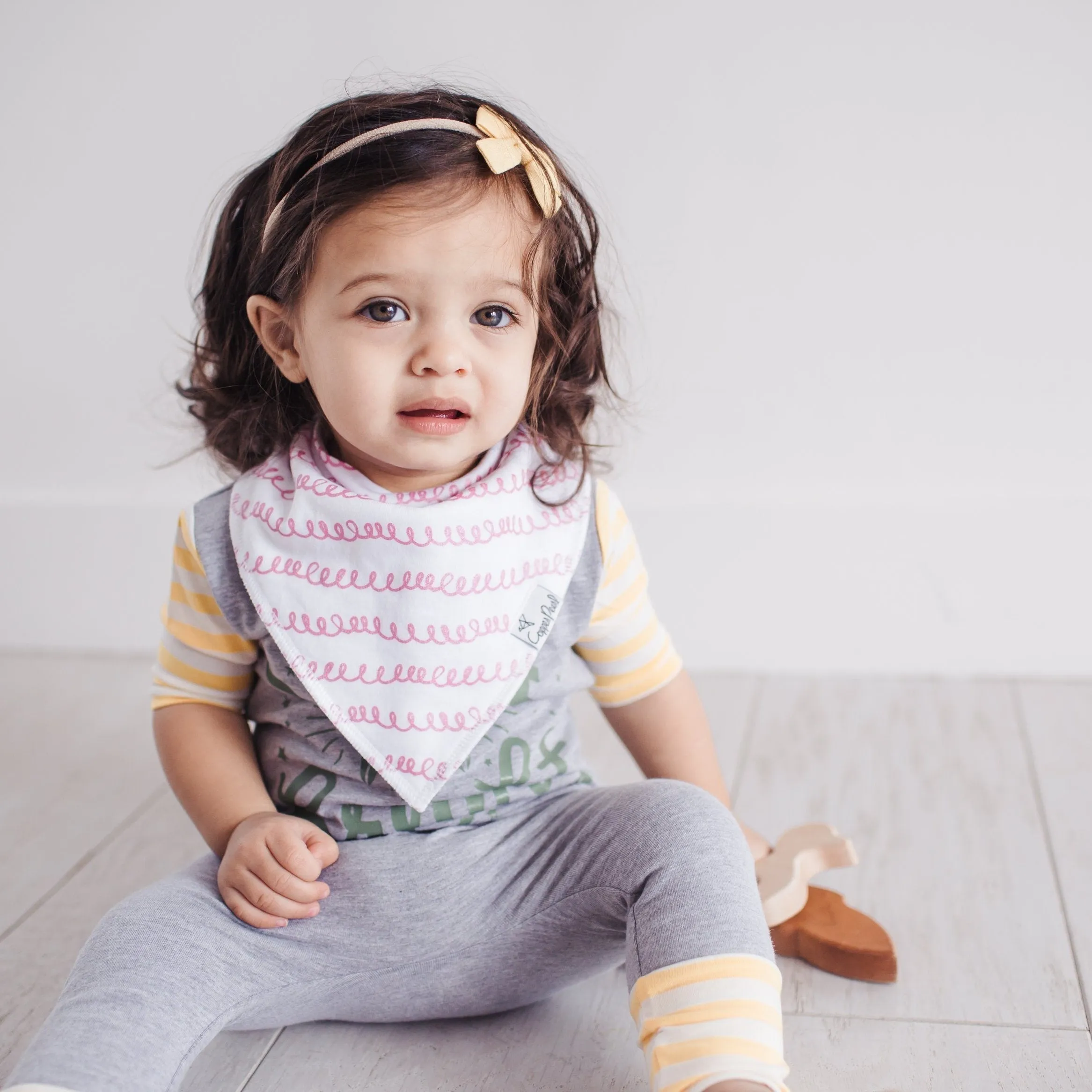 Copper Pearl Baby Bandana Bibs | Lola