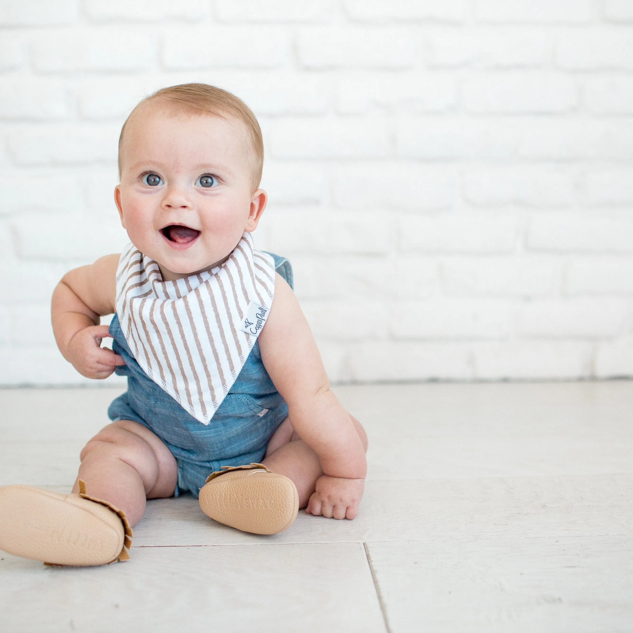 Copper Pearl Baby Bandana Bibs | Safari