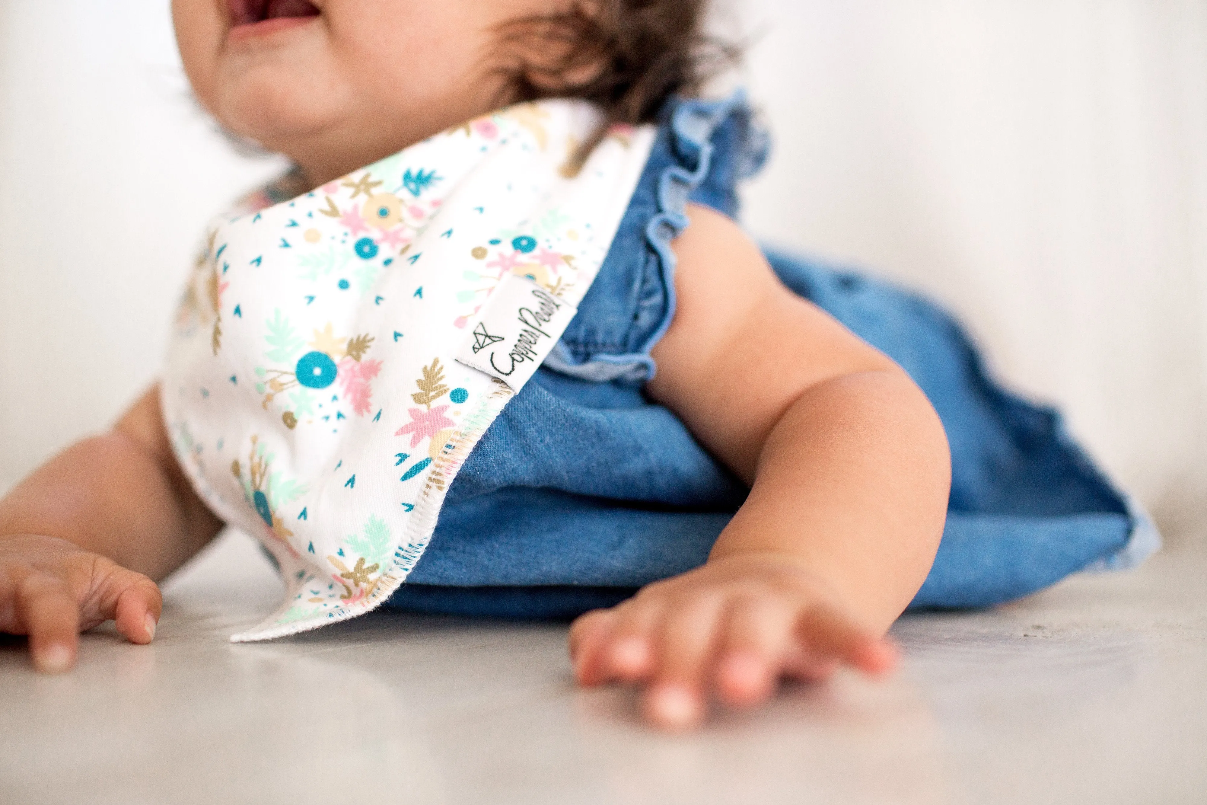 Copper Pearl Baby Bandana Bibs - Whimsy